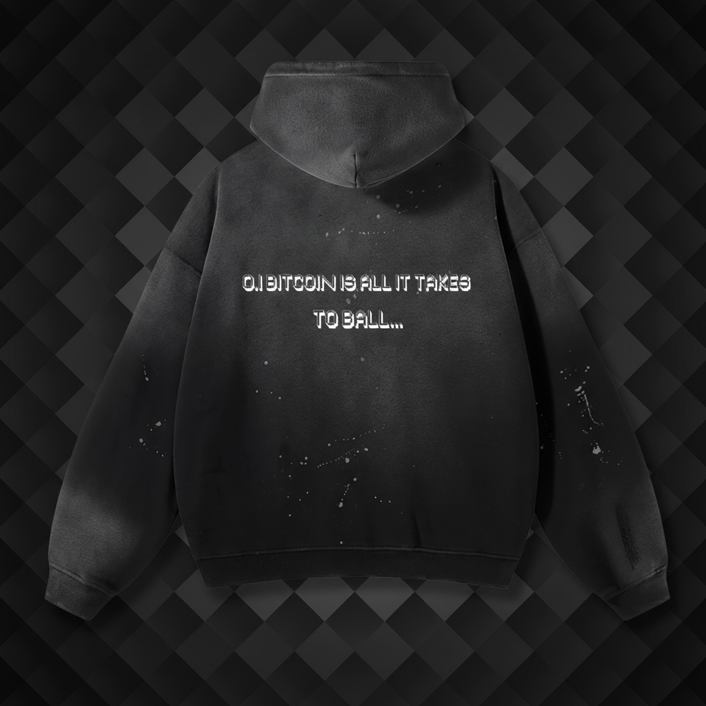 CryptoDrip Signature Bitcoin Hoodie